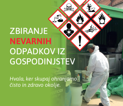 Zbiranje nevarnih odpadkov iz gospodinjstev
